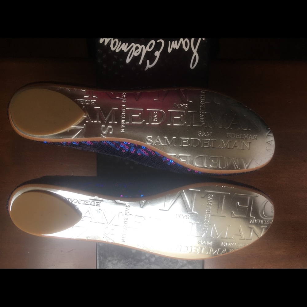New In Box Sam Edelman Sequin Ballet Flats - Picture 4 of 6